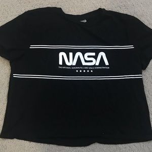 black NASA t-shirt